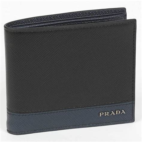 leather prada wallet men|leather wallet prada price.